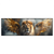 Xxl Wandbild Loewe Mit Goldenen Fluegeln Panorama Produktvorschau Frontal