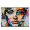 Xxl Wandbild Loretta Abstrakt Patchwork Art Querformat Produktvorschau Frontal