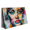 Xxl Wandbild Loretta Abstrakt Patchwork Art Querformat Produktvorschau Seitlich