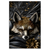 Xxl Wandbild Luxurioeser Fuchs Mit Blumen Hochformat Produktvorschau Frontal