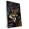 Xxl Wandbild Luxurioeser Fuchs Mit Blumen Hochformat Produktvorschau Seitlich