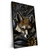 Xxl Wandbild Luxurioeser Fuchs Mit Blumen Hochformat Produktvorschau Seitlich
