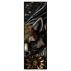 Xxl Wandbild Luxurioeser Fuchs Mit Blumen Schmal Produktvorschau Frontal