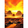 Xxl Wandbild Magische Steinlandschaft Im Meer Hochformat Motivvorschau