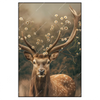Xxl Wandbild Magischer Hirsch Im Waldrand Hochformat Produktvorschau Frontal