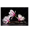 Xxl Wandbild Magnolien Zen Steine Querformat Produktvorschau Frontal