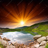 Xxl Wandbild Majestaetischer Sonnenuntergang Quadrat Motivvorschau