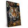 Xxl Wandbild Majestaetischer Tiger Im Dschungel Hochformat Produktvorschau Seitlich