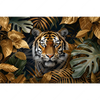 Xxl Wandbild Majestaetischer Tiger Im Dschungel Querformat Motivvorschau