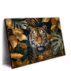 Xxl Wandbild Majestaetischer Tiger Im Dschungel Querformat Produktvorschau Seitlich