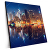Xxl Wandbild Manhattan Bei Nacht Quadrat Produktvorschau Seitlich