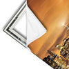 Xxl Wandbild Manhatten Bei Sonnenuntergang Hochformat Materialvorschau