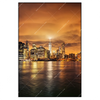 Xxl Wandbild Manhatten Bei Sonnenuntergang Hochformat Produktvorschau Frontal