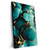 Xxl Wandbild Marmor Blueten In Tuerkis Gold Hochformat Produktvorschau Seitlich