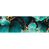 Xxl Wandbild Marmor Blueten In Tuerkis Gold Panorama Motivvorschau