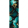 Xxl Wandbild Marmor Blueten In Tuerkis Gold Schmal Motivvorschau