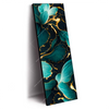 Xxl Wandbild Marmor Blueten In Tuerkis Gold Schmal Produktvorschau Seitlich