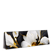Xxl Wandbild Marmor Blueten In Weiss Gold Panorama Produktvorschau Seitlich