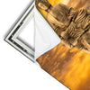 Xxl Wandbild Meditierender Buddha Am See Quadrat Materialvorschau