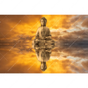 Xxl Wandbild Meditierender Buddha Am See Querformat Motivvorschau