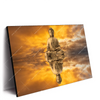 Xxl Wandbild Meditierender Buddha Am See Querformat Produktvorschau Seitlich