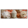 Xxl Wandbild Meditierender Buddha Mit Blueten Panorama Produktvorschau Frontal