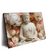 Xxl Wandbild Meditierender Buddha Mit Blueten Querformat Produktvorschau Seitlich