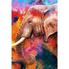 Xxl Wandbild Moderner Bunter Elefant Hochformat Motivvorschau