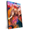 Xxl Wandbild Moderner Bunter Elefant Hochformat Produktvorschau Seitlich