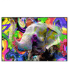 Xxl Wandbild Moderner Bunter Elefant No 2 Querformat Produktvorschau Frontal