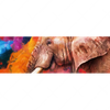 Xxl Wandbild Moderner Bunter Elefant Panorama Motivvorschau