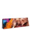 Xxl Wandbild Moderner Bunter Elefant Panorama Produktvorschau Seitlich