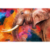 Xxl Wandbild Moderner Bunter Elefant Querformat Motivvorschau