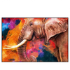 Xxl Wandbild Moderner Bunter Elefant Querformat Produktvorschau Frontal