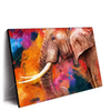 Xxl Wandbild Moderner Bunter Elefant Querformat Produktvorschau Seitlich
