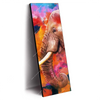 Xxl Wandbild Moderner Bunter Elefant Schmal Produktvorschau Seitlich