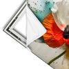 Xxl Wandbild Mohnblume Im Farbnebel Hochformat Materialvorschau