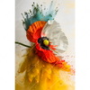 Xxl Wandbild Mohnblume Im Farbnebel Hochformat Motivvorschau