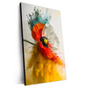 Xxl Wandbild Mohnblume Im Farbnebel Hochformat Produktvorschau Seitlich