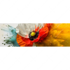 Xxl Wandbild Mohnblume Im Farbnebel Panorama Motivvorschau