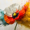 Xxl Wandbild Mohnblume Im Farbnebel Quadrat Motivvorschau