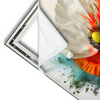 Xxl Wandbild Mohnblume Im Farbnebel Querformat Materialvorschau
