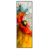 Xxl Wandbild Mohnblume Im Farbnebel Schmal Produktvorschau Frontal