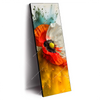 Xxl Wandbild Mohnblume Im Farbnebel Schmal Produktvorschau Seitlich