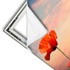 Xxl Wandbild Mohnblumenfeld Bei Sonnenuntergang Hochformat Materialvorschau