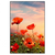 Xxl Wandbild Mohnblumenfeld Bei Sonnenuntergang Hochformat Produktvorschau Frontal