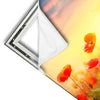 Xxl Wandbild Mohnblumenfeld Bei Sonnenuntergang Quadrat Materialvorschau