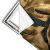 Xxl Wandbild Monstera Und Tukan Gold Panorama Materialvorschau