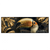 Xxl Wandbild Monstera Und Tukan Gold Panorama Produktvorschau Frontal