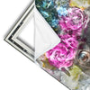 Xxl Wandbild Mops Blumen Hochformat Materialvorschau